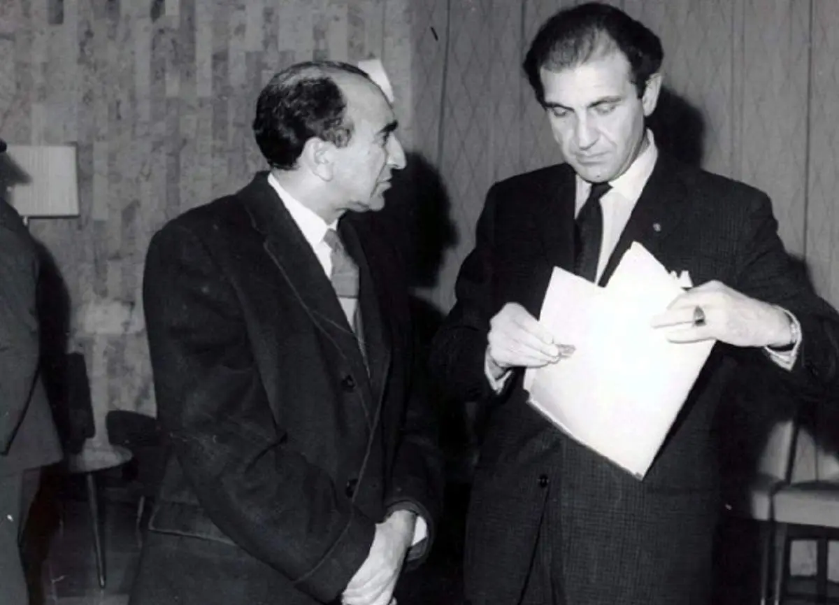 تصویر دیده نشده از مراسم عقد اردشیر زاهدی و شهناز، دختر بزرگ محمدرضا پهلوی؛ سال 1336