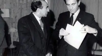 تصویر دیده نشده  از مراسم عقد اردشیر زاهدی و شهناز، دختر بزرگ محمدرضا پهلوی؛ سال 1336