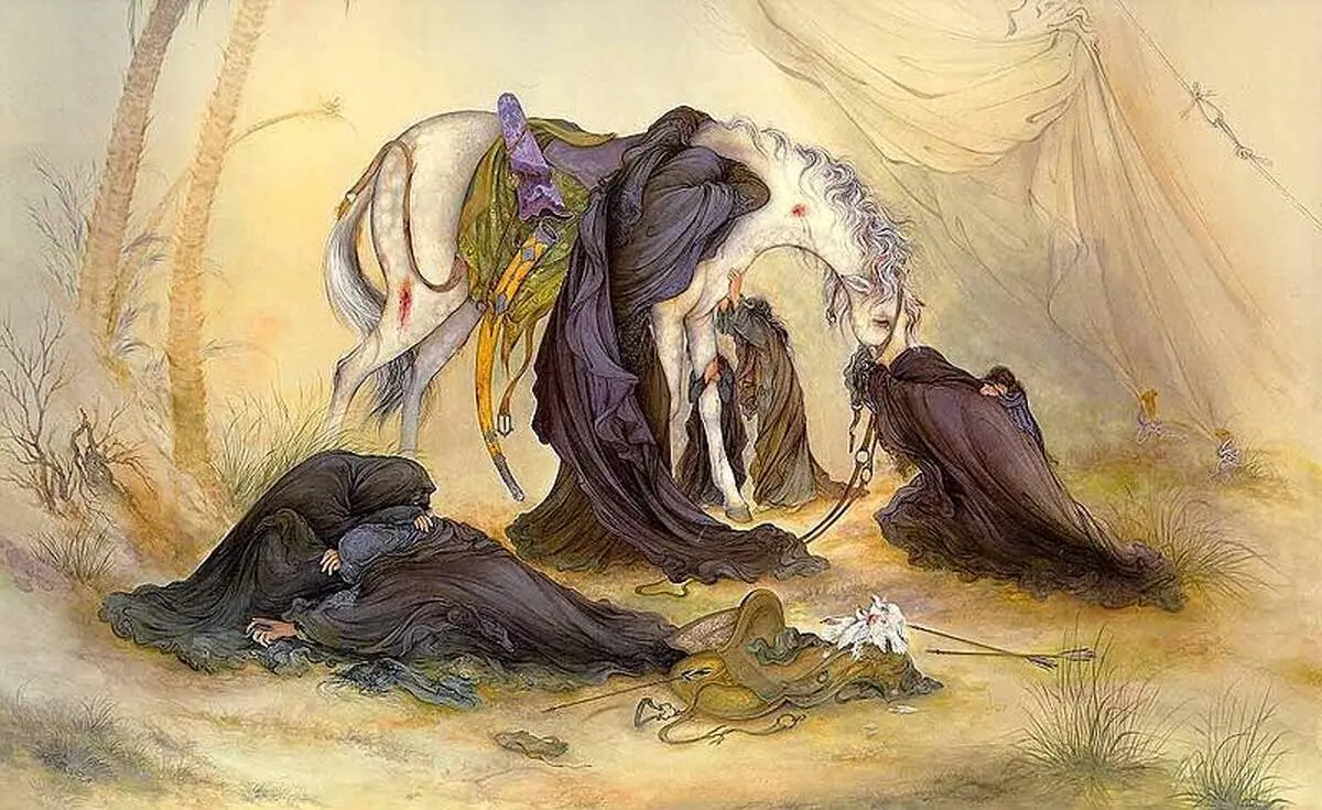 عزاداری ظهر عاشورا در تکیه تجریش تهران محرم ۱۴۰۵+فیلم