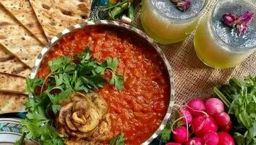 طرز تهیه خوراک خاویار بادمجان مجلسی 