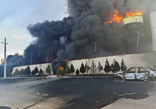 ریزش معدن در جاده چالوس کرج