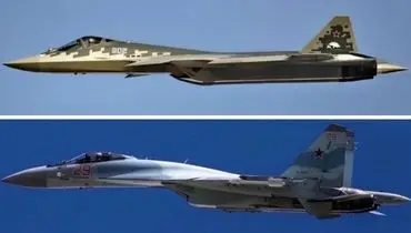 غرش هیولای روسی در آسمان؛ جنگنده سوخو ۵۷ پس از الجزایر به ایران می‌آید +عکس