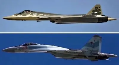 غرش هیولای روسی در آسمان؛ جنگنده سوخو ۵۷ پس از الجزایر به ایران می‌آید +عکس