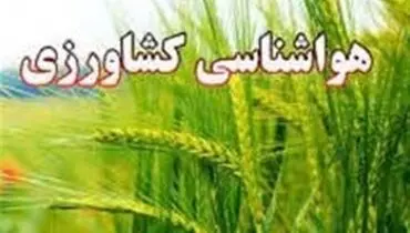 هشدار هواشناسی به کشاورزان درباره فعالیت سامانه بارشی جدید
