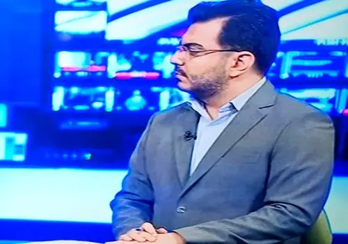 کاغذ خونین خبرنگاران صداوسیما در دست های پیمان جبلی /عکس