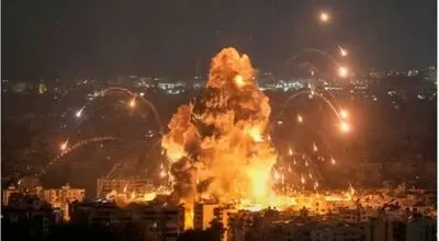 هفت ویدیو از موج حملات هوایی آمریکا در جنوب ایران