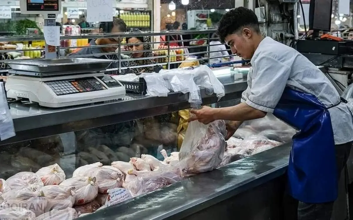 قیمت مرغ امروز ۱۴ آبان ۱۴۰۴