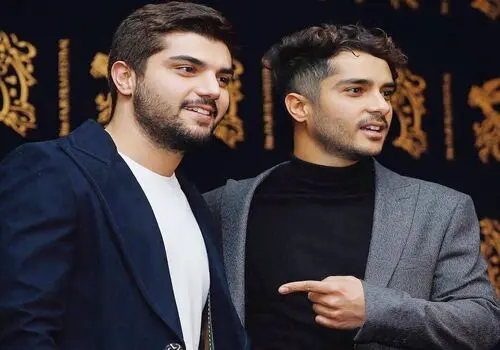 برادران خوشتیپ سهیلی در اکران فیلم جدید پدرشان+ تصاویر