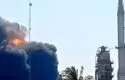 حریق در واحد ۷۰ پالایشگاه آبادان کنترل شد؛ تولید بدون وقفه ادامه دارد + ویدیو