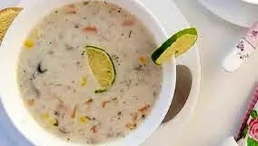 برای خوشمزه و سفید شدن سوپ شیر چکار کنیم؟
