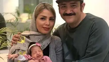 عکس جدید  مهران غفوریان و دخترش به مناسبت روز دختر منتشر شد