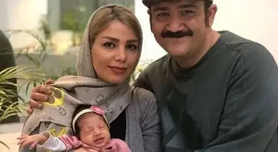 عکس جدید  مهران غفوریان و دخترش به مناسبت روز دختر منتشر شد