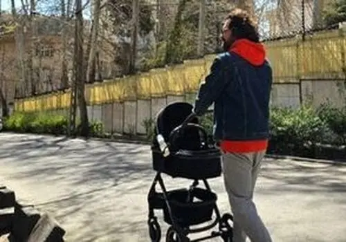 عکس بامزه و جالب از پسر کوچولوی بهرام رادان