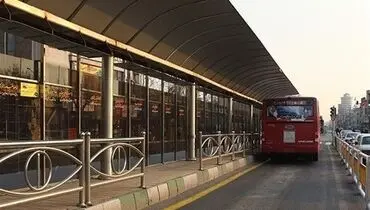 تصادف مرگبار اتوبوس بی‌آرتی با ۲ موتورسوار در خط ویژه میدان امام حسین
