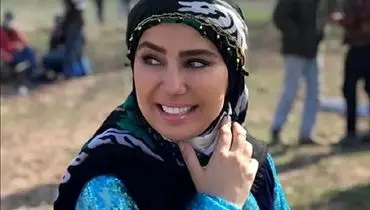 مرجان «نون خ» با یک تیپ شاد و رنگی جلب‌توجه کرد