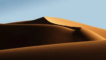 بارش برف در کویر داغ ایران+ فیلم
