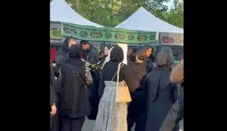 برگزاری موکب ها در تورنتو کانادا در شب اربعین در نزدیکی مسجد امام مهدی/ ویدئو