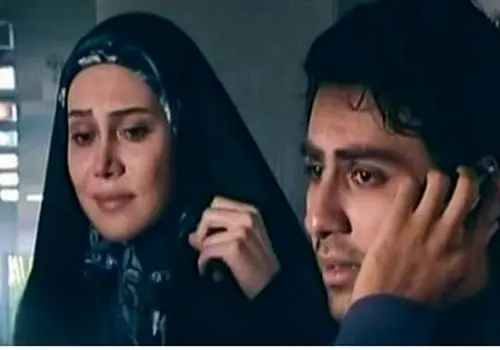 عروس و داماد سینما؛ سلفی عاشقانه آرام جعفری و بابک انصاری!