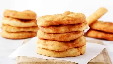 عصرونه امروز: طرز تهیه نان پفکی خانگی با طعم کولیچه مهاباد!