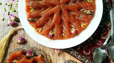 طرز تهیه حلوای اوماج  خانگی خوشمزه مخصوص افطار 