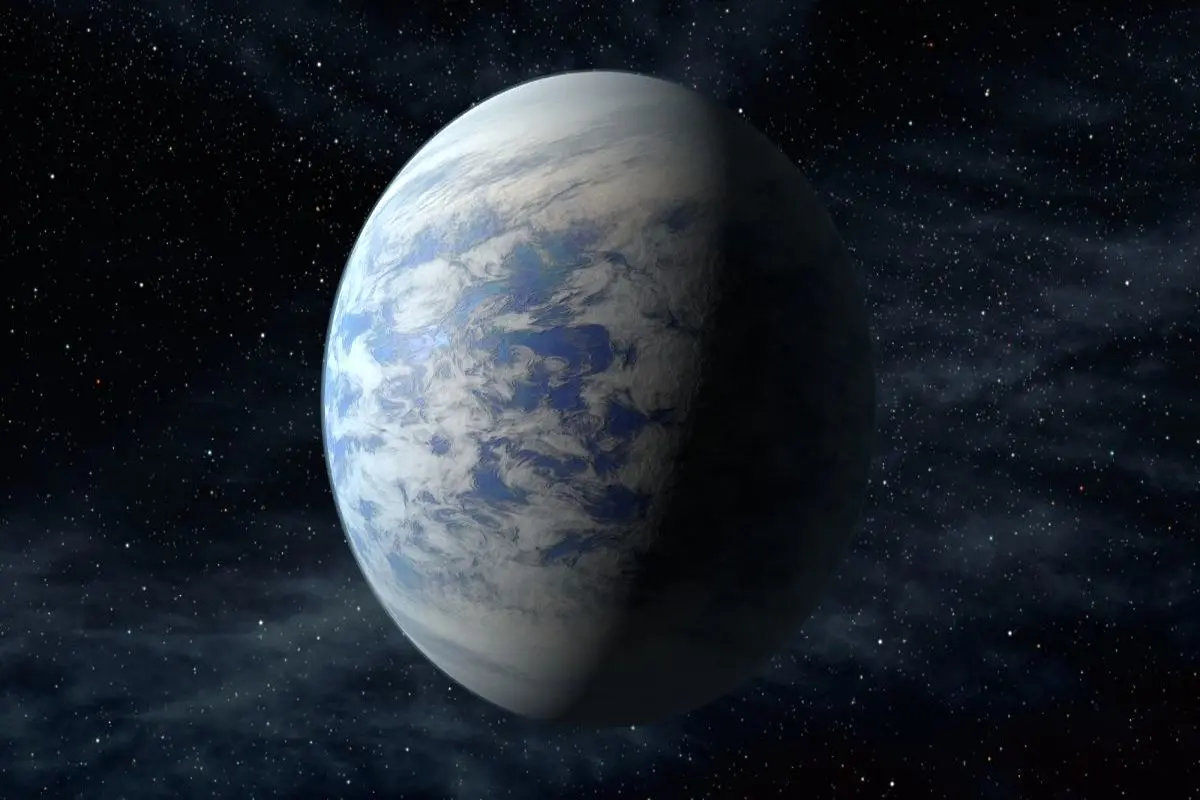 ابر سیاره ای با اقیانوس های عظیم که ۸ برابر زمین است + فیلم