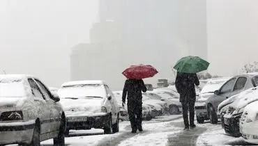 برف و باران در راه تهران/تهران سیراب می شود