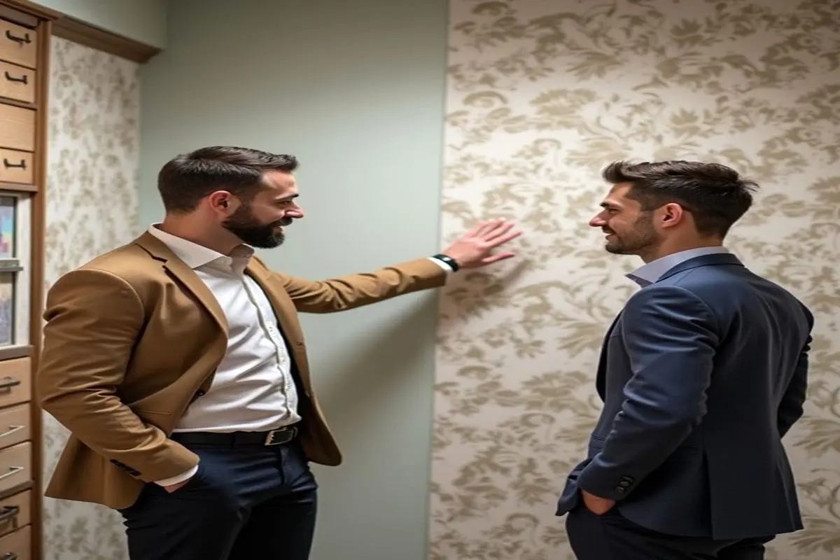 انتخاب کاغذ دیواری مناسب پذیرایی