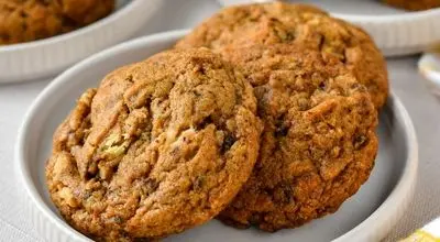 شیرینی خانگی با عطر موز و گردو؛ کوکیهایی نرم و دلچسب
