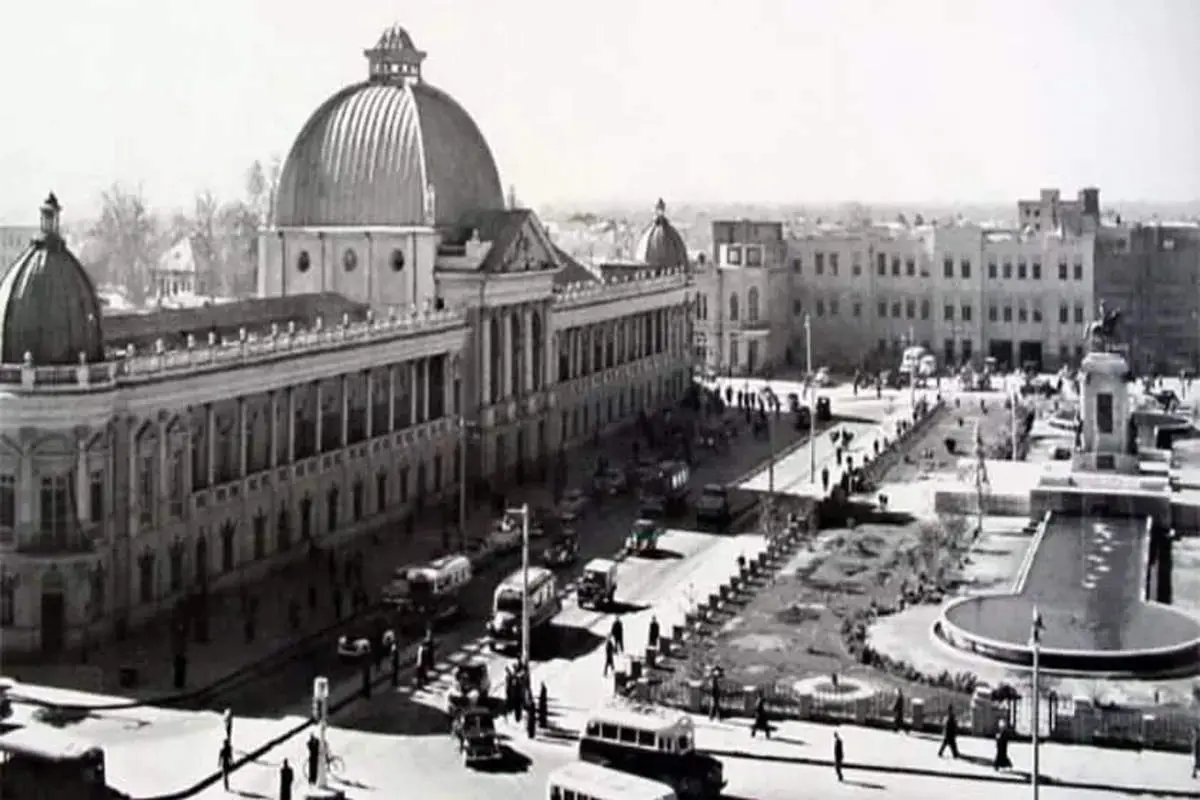 عکس زیرخاکی از شهر تهران در دوران قاجار