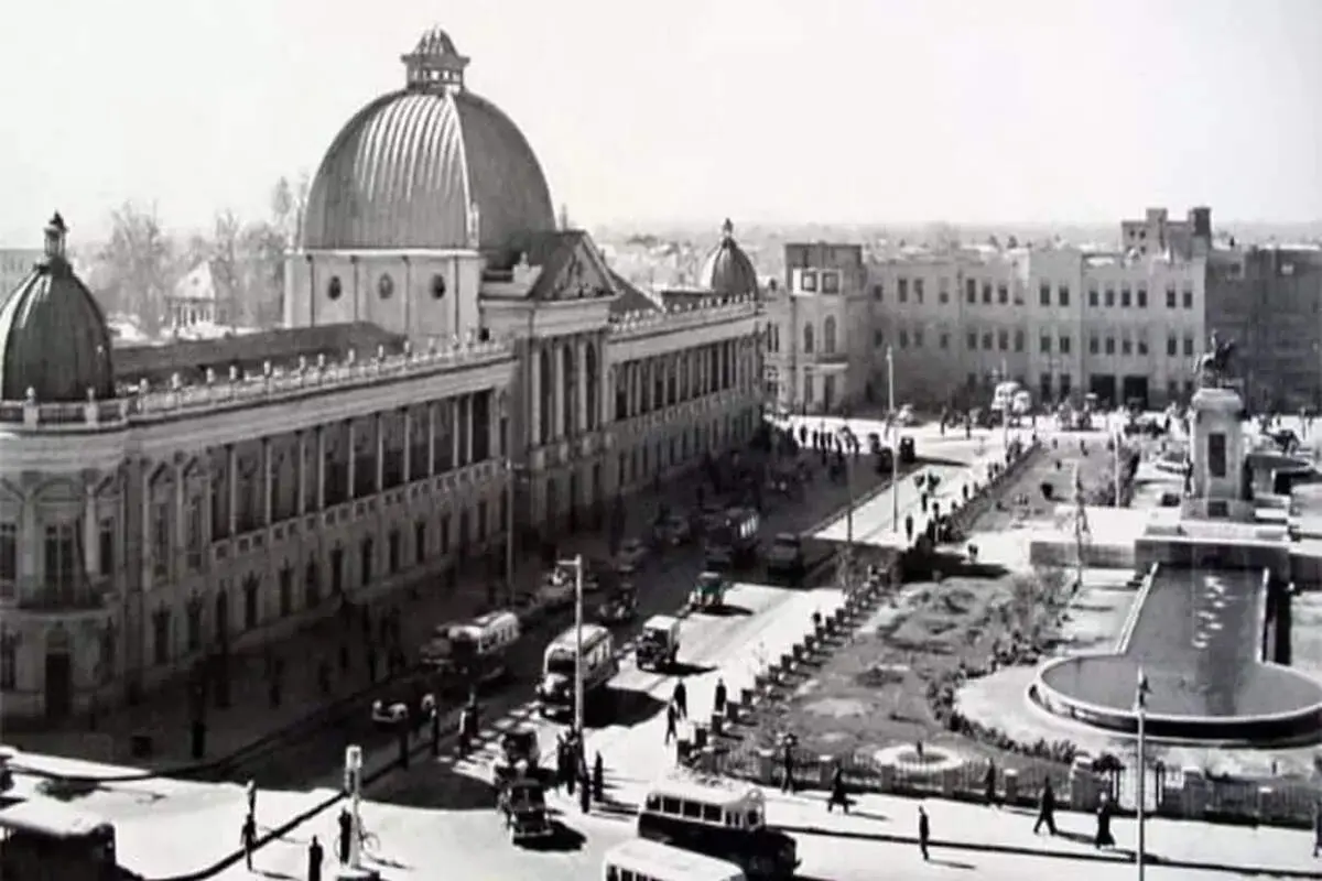عکس زیرخاکی از شهر تهران در دوران قاجار