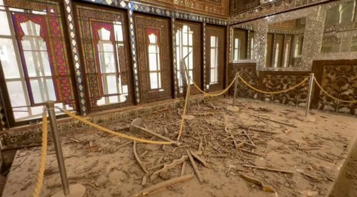 هشدار یونسکو درباره خسارت کاخ گلستان در جنگ + عکس