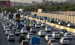 تصاویری از ترافیک بامدادی محدوده اتوبان فتح
