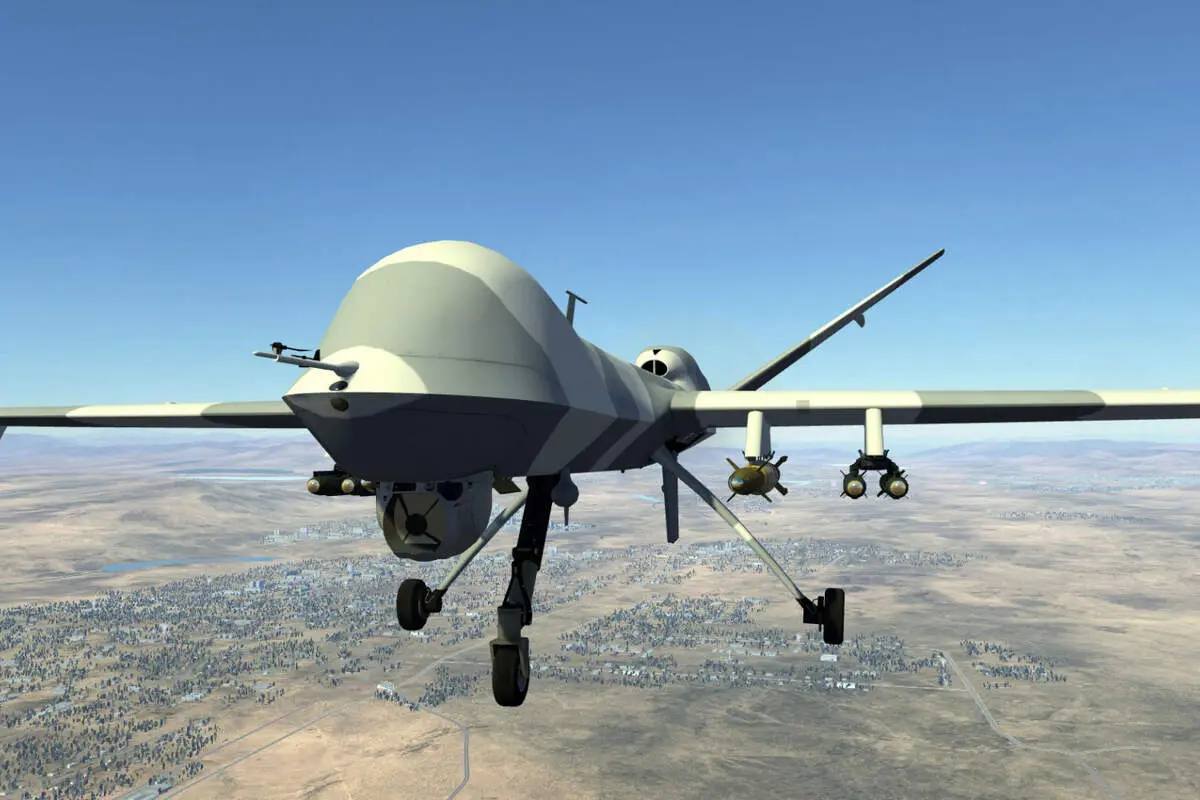 پدافند هوایی یک پهپاد MQ-9 را در تنگه هرمز منهدم کرد