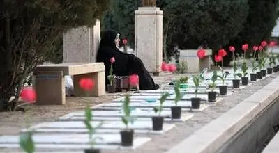 دفن شهدای جنگ فقط در این قطعه بهشت زهرا 