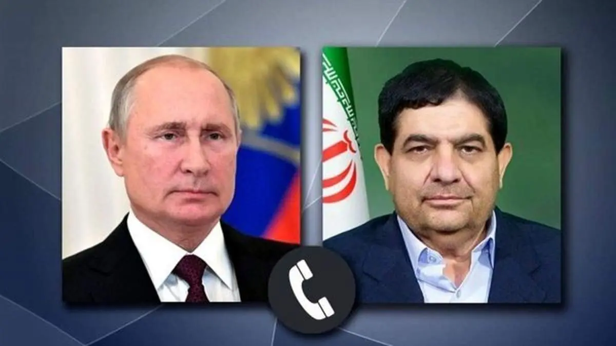 رایزنی تلفنی سرپرست ریاست جمهوری با پوتین