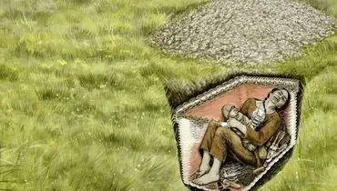 کشفی باورنکردنی از گذشته؛ تدفین زن ۹ هزار ساله با نمادهای آیینی + عکس