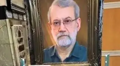 تصویری جدید از مزار شهید علی لاریجانی در قم