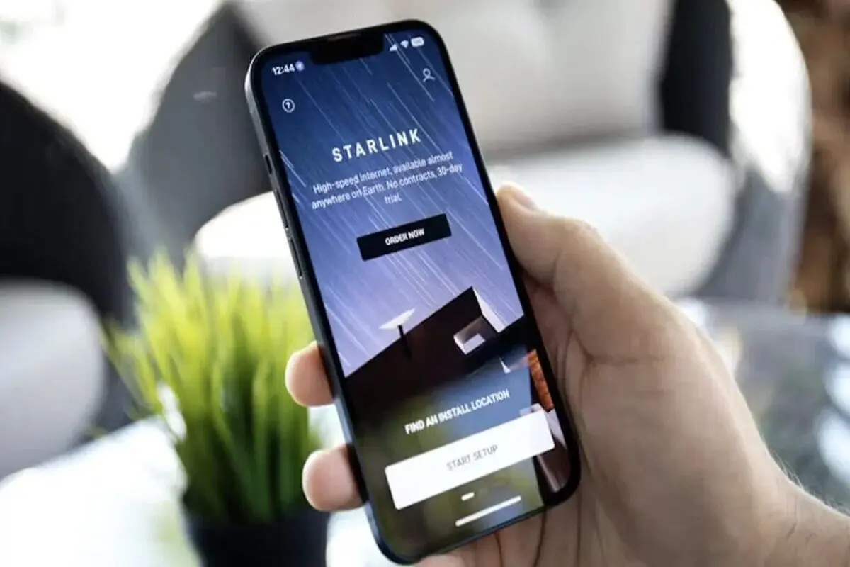 استارلینک برای کاربران آیفون و اندروید رایگان شد