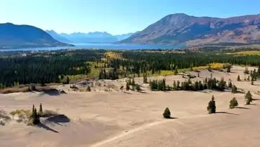 کوچک ترین بیابان دنیا درقلب کشوری یخ زده 