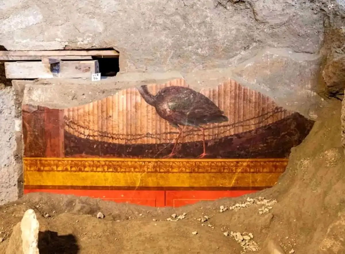 کشف نقاشی‌های تازه در ویلای ۲ هزار ساله همسر امپراتور + عکس