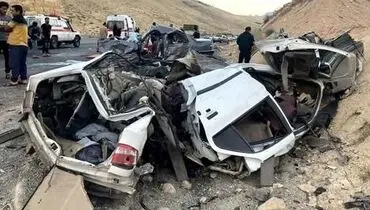 تصادف مرگبار پراید با پژو 405 در اردبیل با 5 کشته