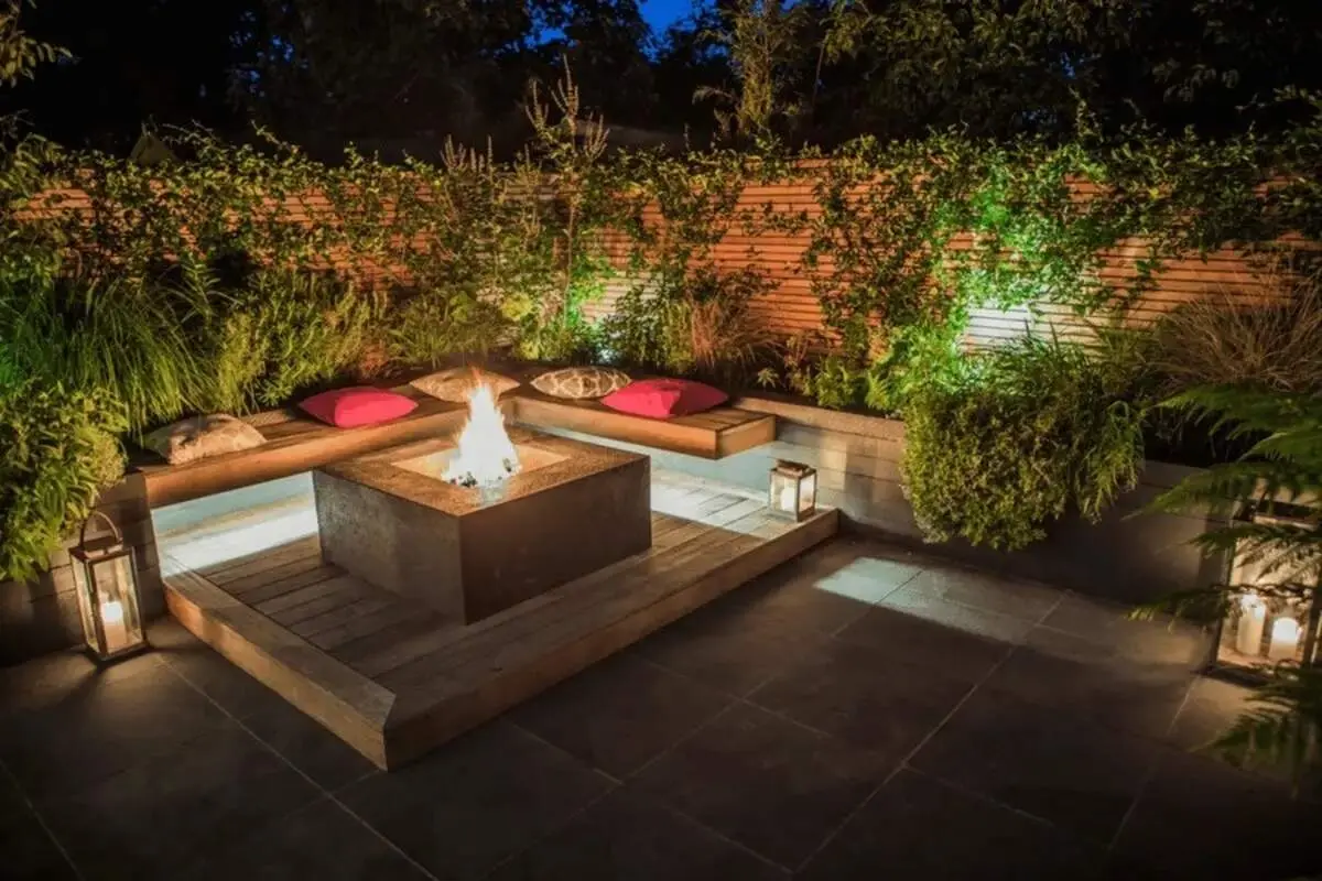 نورپردازی حیاط کوچک با 6 ایده خلاقانه