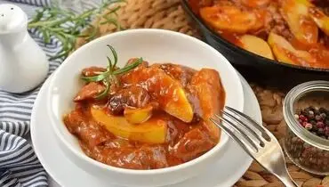 طرز پخت خورش «به» اصفهانی