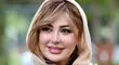نیوشا ضیغمی با یک استایل آبی جلب‌توجه کرد