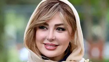 نیوشا ضیغمی با یک استایل آبی جلب‌توجه کرد