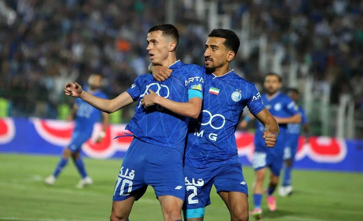 گل اول استقلال به خیبر + فیلم