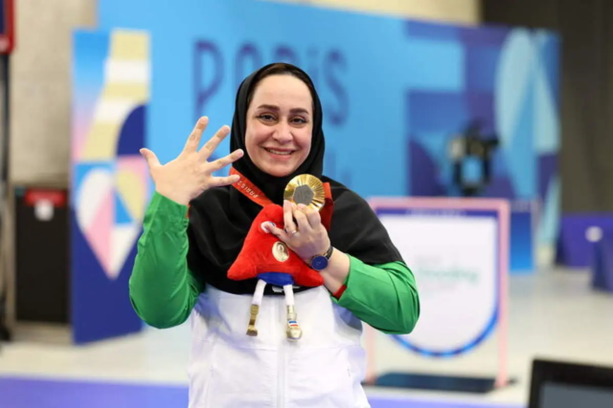 ساره جوانمردی؛ ملکه تپانچه آسیا با پنجمین مدال پارالمپیکی +عکس
