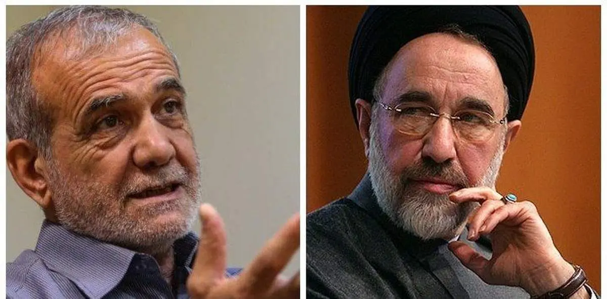 آغوش گرم خاتمی برای مسعود پزشکیان+ فیلم