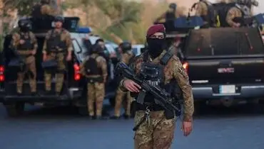  حضور فرماندهان الحشد الشعبی در کنسولگری ایران در بصره + عکس
