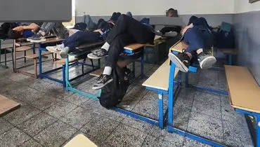 وضعیت عجیب دانش‌آموزان بعد از تغییر ساعت مدارس!
